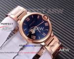Perfect Replica Cartier Ballon Bleu Tourbillon 43mm Watch All Rose Gold
